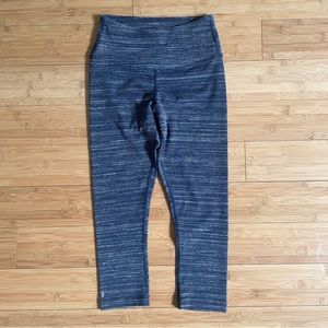 NoBull High-Rise Melange Crop Leggings